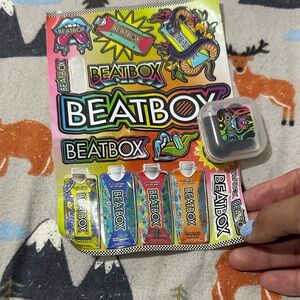 BEATBOX Stickers and earplugs
